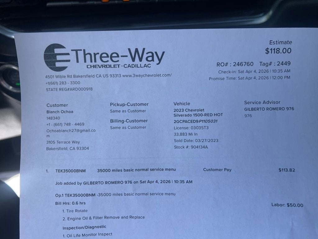 2023 Chevrolet Silverado 1500 LT