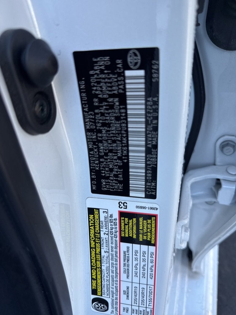 2023 Toyota Camry XSE